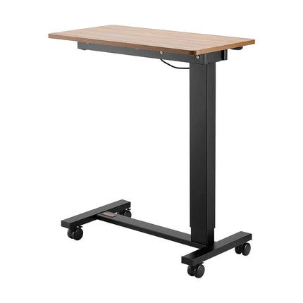 Overbed Table, Electric Height Adjustable Rolling Laptop Desk