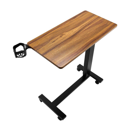 Overbed Table, Electric Height Adjustable Rolling Laptop Desk