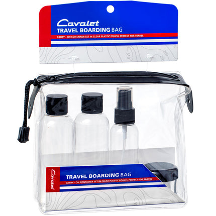 PET travel bottles