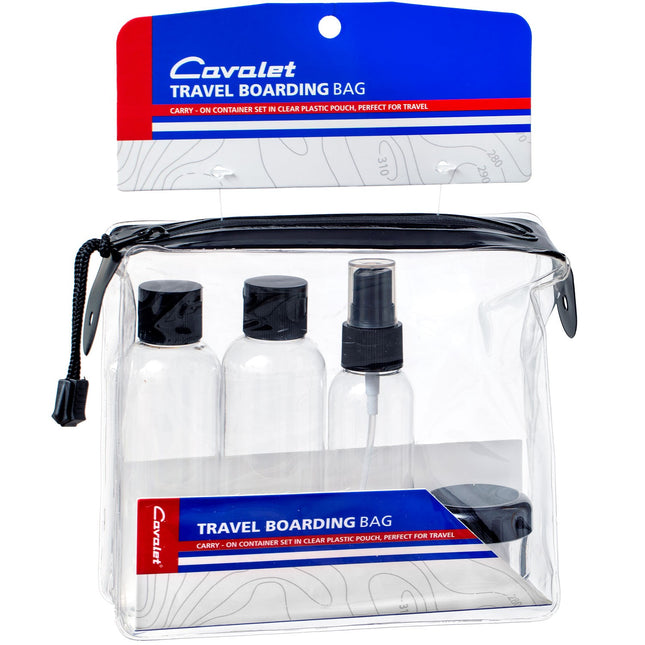 PET travel bottles