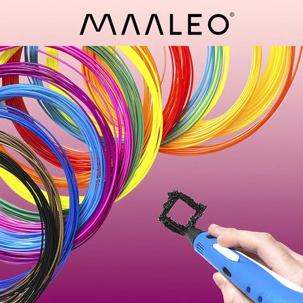 PLA 3D filaments - 20 pcs. x 20m Kruzzel 19876
