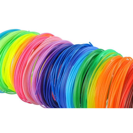 PLA 3D filaments - set 30pcs x 5m