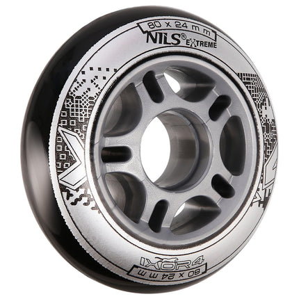 PU 80x24 Black Wheels, 4 Pack