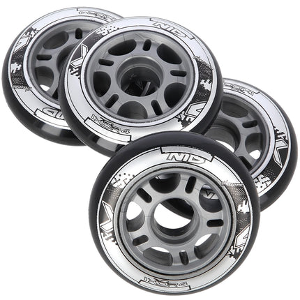PU 80x24 Black Wheels, 4 Pack