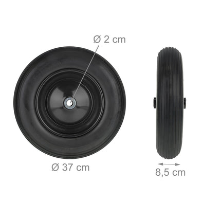 PU Puncture-Proof Wheelbarrow Wheel 3.50-8