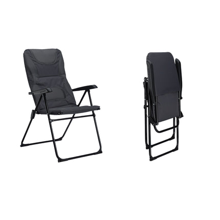 Padded Camping Chair Foldable Garden or Picnic Seat, Comfortable Fishing Chair