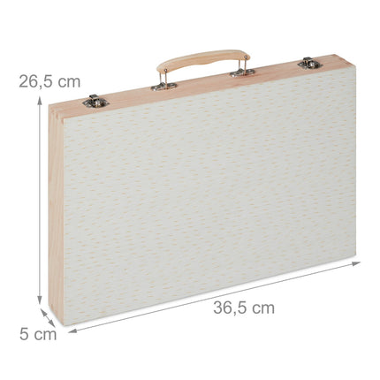 Paint box in wood 45 parts