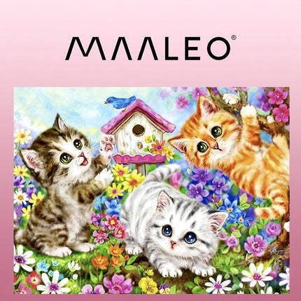 Painting by numbers 40x50cm - Maaleo cats 22781