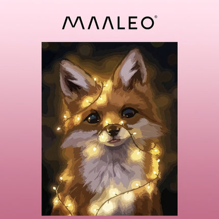 Painting by numbers 40x50cm - Maaleo fox 22782