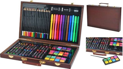Painting kit 81 pcs in a suitcase