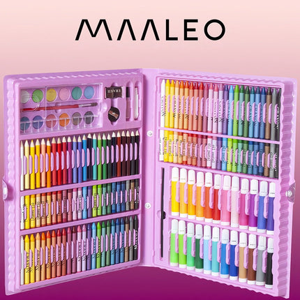 Painting kit in a case 168 pcs pink