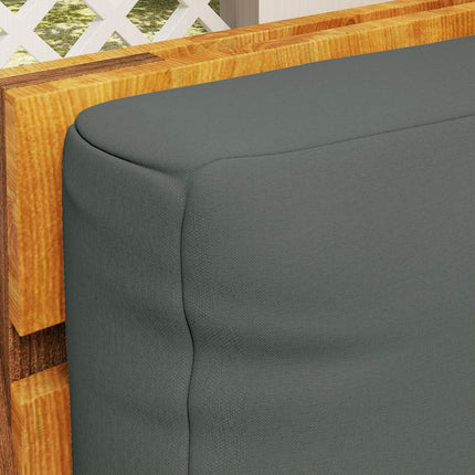 Pall Furniture Cushions Set, Dark Grey, 120x80x20 cm