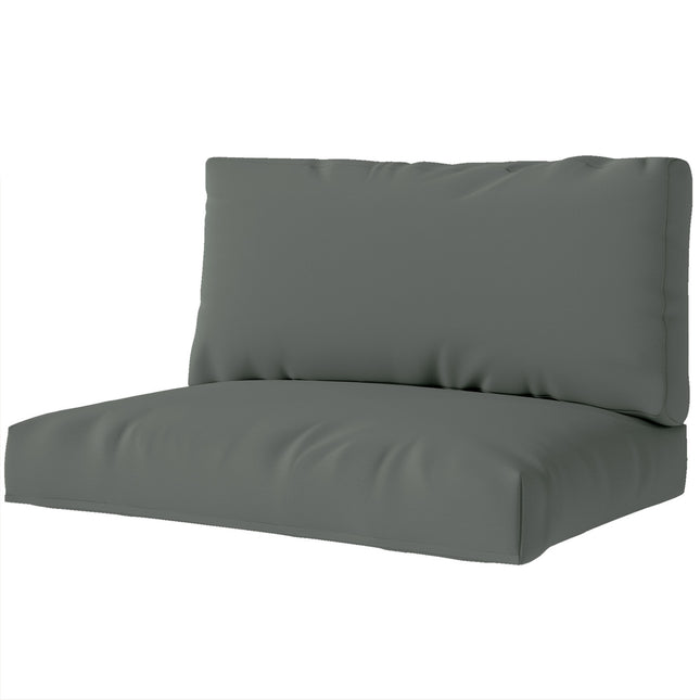 Pall Furniture Cushions Set, Dark Grey, 120x80x20 cm