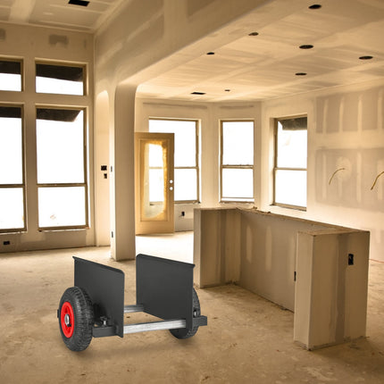 Panel Dolly Cart, 600 Lb Capacity, 8 In Pneumatic Wheels