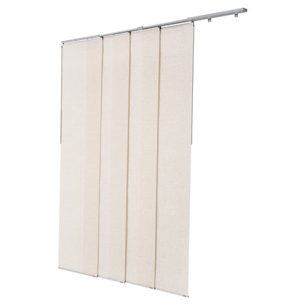 Panel Track Blinds, 116–218 cm Track, 4 Panels, Brown