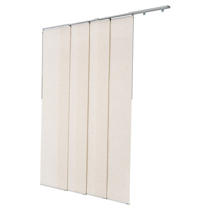 Panel Track Blinds, 116–218 cm Track, 4 Panels, Brown