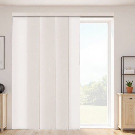 Panel Track Blinds, 116–218 cm Track, 4 Panels, Brown
