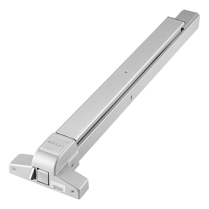 Panic Bar Exit Device, Carbon Steel, Lever, 3 Keys