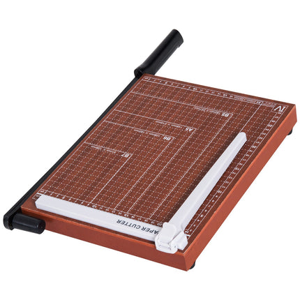 DIN A4 Paper Cutter - Metal, Brown, 48x26.5x5cm