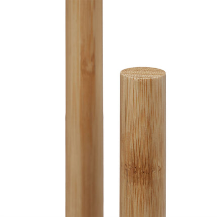 Paper towel holder with roll-off stop