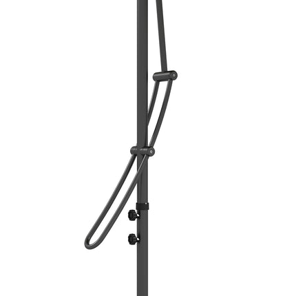 Cantilever Parasol Ø290 Cm – UV protection, LED, dark grey