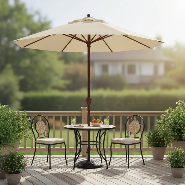 Parasol Base Stand, 14 kg, Fits Various Pole Sizes