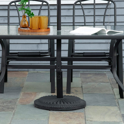 Parasol stand 14 kg cement base, fits 35-48 mm poles