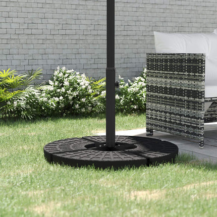Parasol stand, Black - 4 Kg, Fits Ø38-48 Mm poles