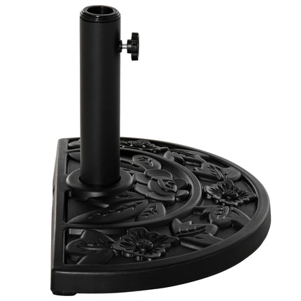 Garden Umbrella Base 9Kg, Flower Design, Ø35/38/48Mm