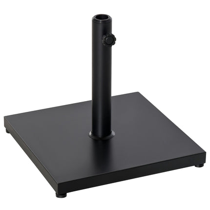 Parasol stand in black metal - Fits Ø35/38/48 mm umbrellas
