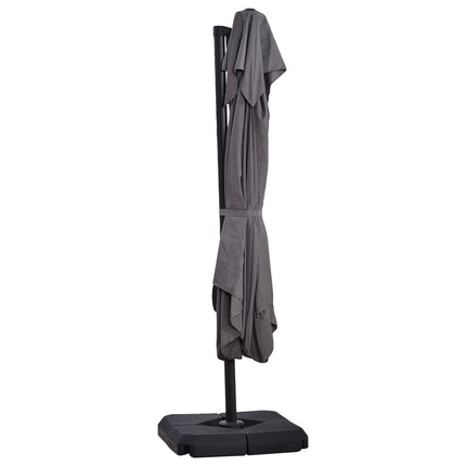 Cantilever Parasol, UV50+ with Stand & Cover, 270x270 cm