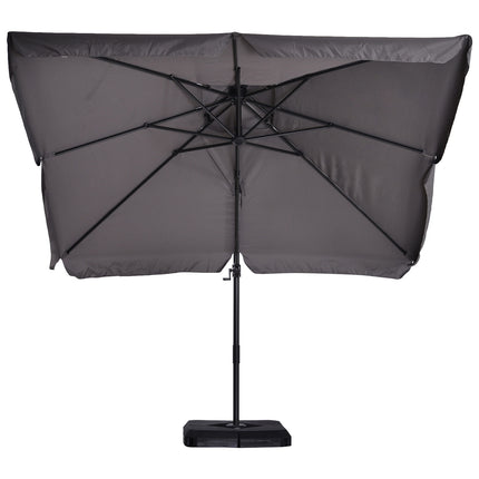 Cantilever Parasol, UV50+ with Stand & Cover, 270x270 cm