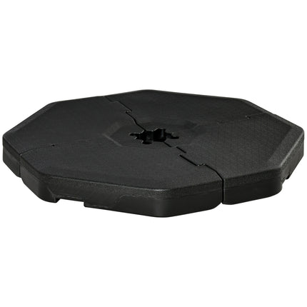 Umbrella weight base, 4-part Heavy-Duty HDPE, 140 kg capacity