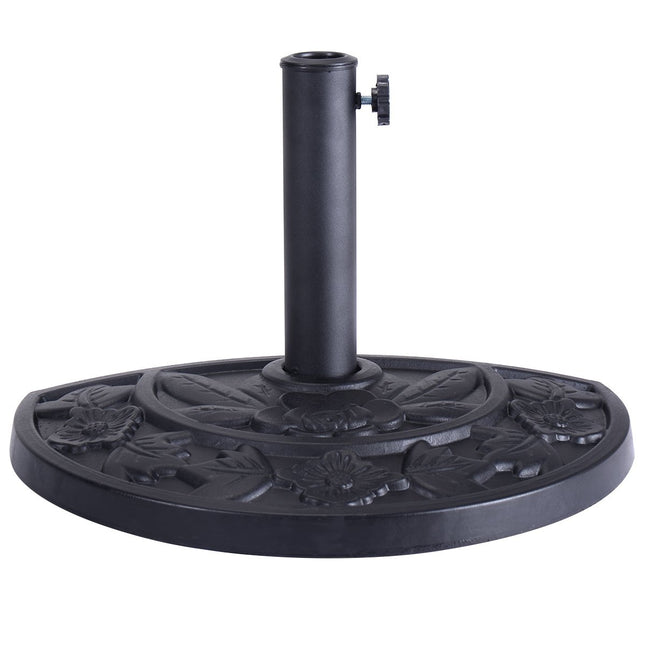 Parasol stand market umbrella stand parasol base balcony umbrella stand half round