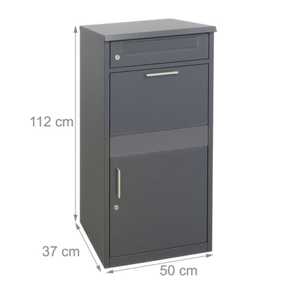Parcel Letterbox with Secure Lockable Compartments