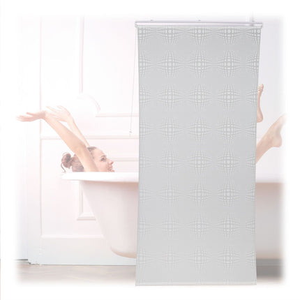 Patterned shower curtain