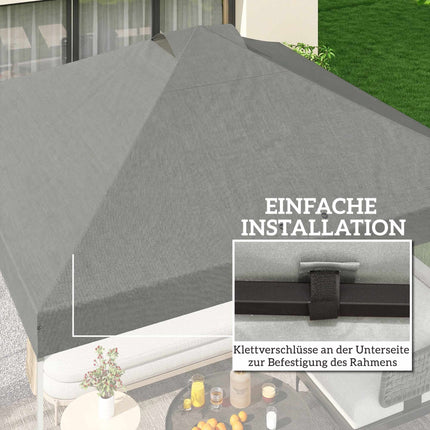 Pavilion Replacement Roof, 300x300 cm, UV50+, Waterproof