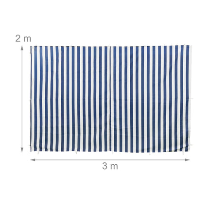 Pavilion Striped Side Panels - Set of 2