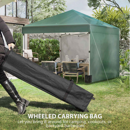 3x3m water-repellent pop-up pavilion, UV 30+