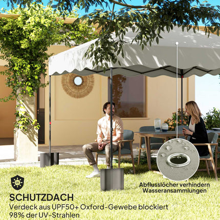 3x3m pop-up pavilion, water-repellent, UV 50+ protection