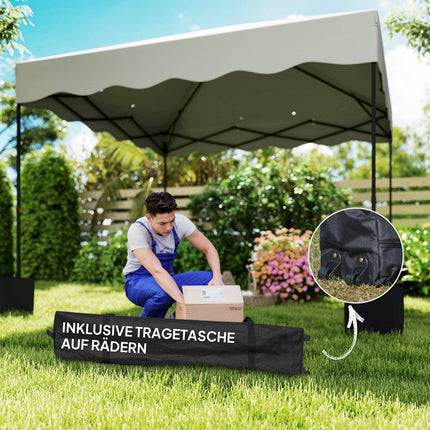 3x3m pop-up pavilion, water-repellent, UV 50+ protection