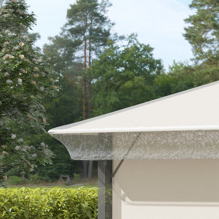 Waterproof 3x3m pavilion roof cover - winterproof, transparent