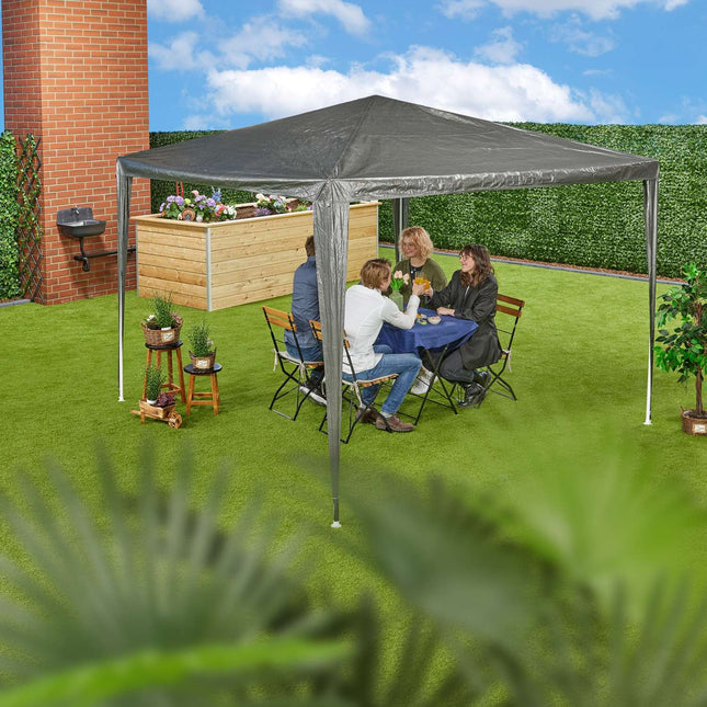 Pavilion in anthracite 3x3 m