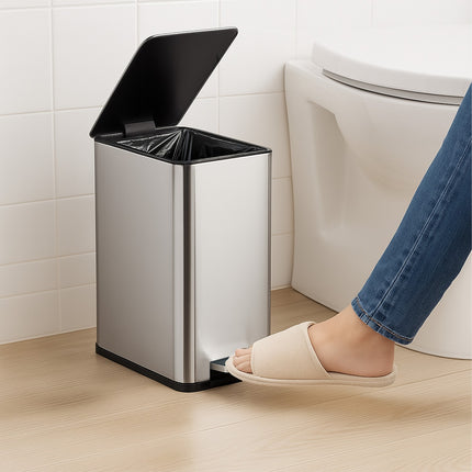 Pedal Bin 10L – Soft-Close, Hands-Free Disposal