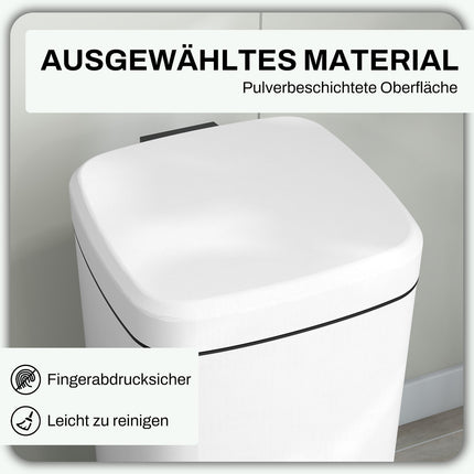 30L pedal basket with lid & inner container - metal waste bin