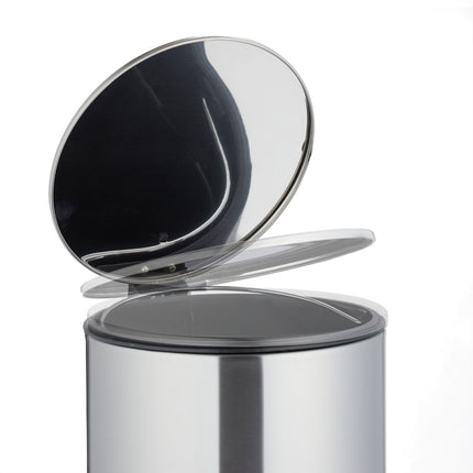 Pedal bucket stainless steel 12 liters