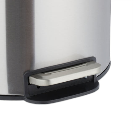 Pedal bucket stainless steel 12 liters