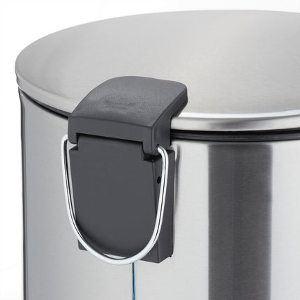 Pedal bucket stainless steel 12 liters