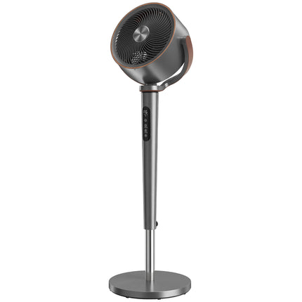 Pedestal Air Circulator Fan, 12 Speeds, Remote, LED