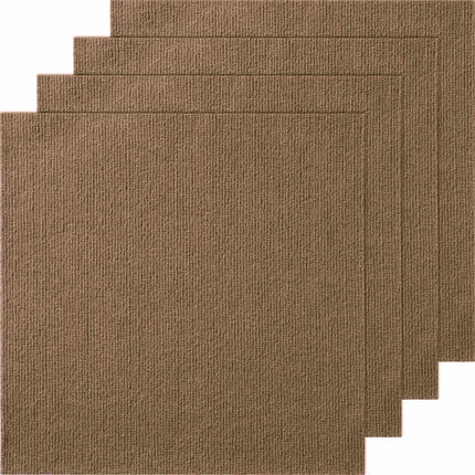 Peel And Stick Carpet Tiles 18x18, 10-Pack, Brown